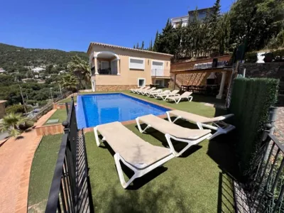 Casa Mas Ambros con piscina desbordante — foto 6