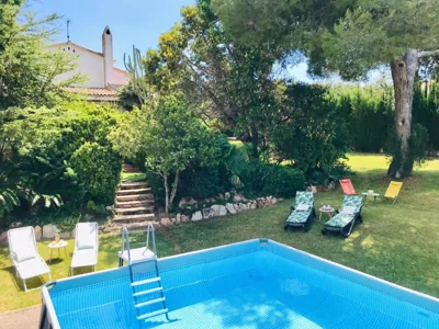 Casa mediterránea con gran jardín y piscina a 500 m de la playa — foto 4