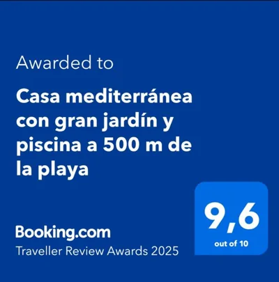 Casa mediterránea con gran jardín y piscina a 500 m de la playa — foto 9