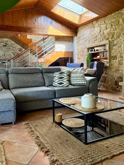 Casa O Corvo, chalet cerca de Vigo en plena naturaleza — 照片 11