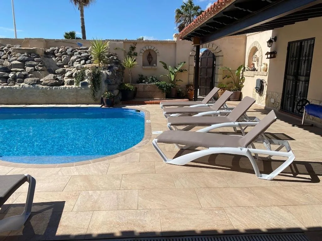 Villa — Casa Paraiso Villa Tenerife, stunning family bungalow with totally secluded pool area, wheelchair friendly