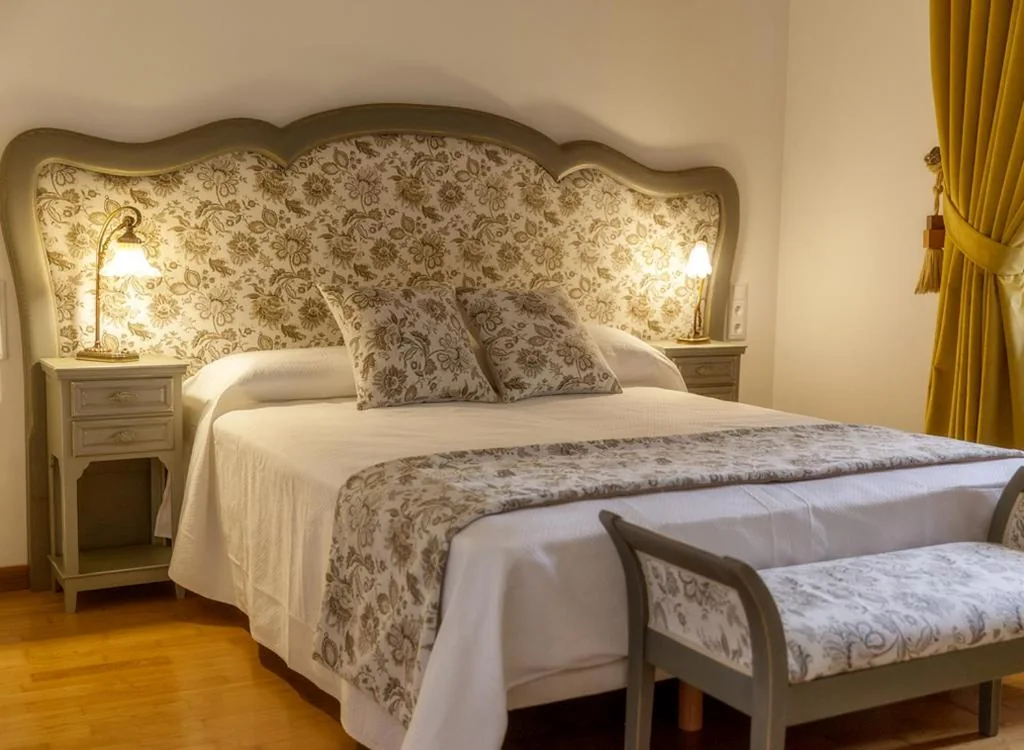Tweepersoonskamer met Uitzicht op de Tuin - 1 of 2 Bedden — CASA RECTORAL DE SAN EUSEBIO