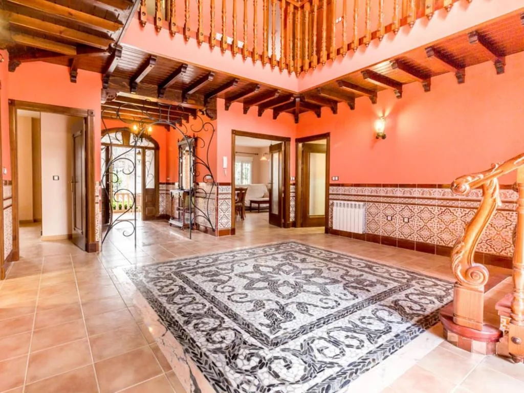 带私人泳池的别墅 — Casa rosa del romeral