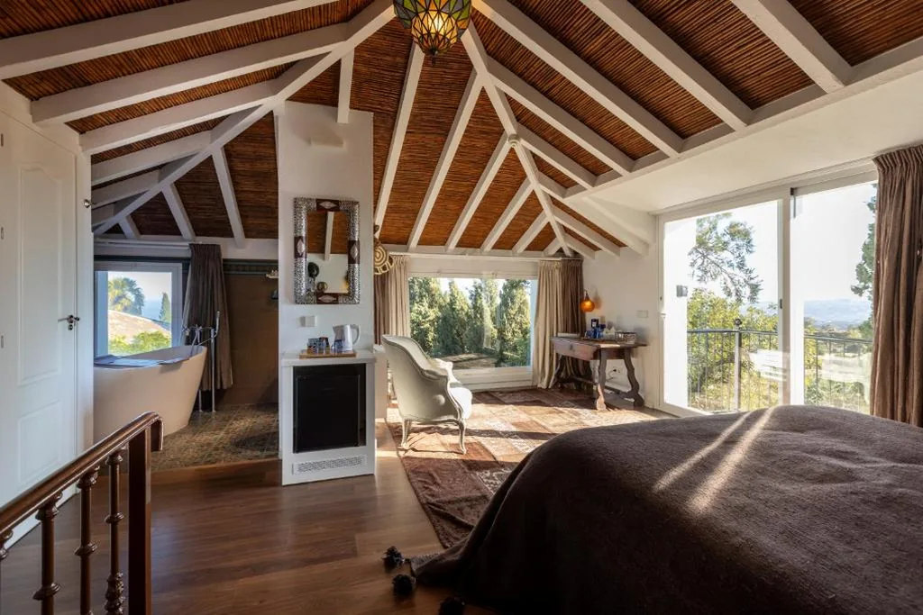 Double Room with Garden View — CasaBlu - An Andalusian Boutique Hotel