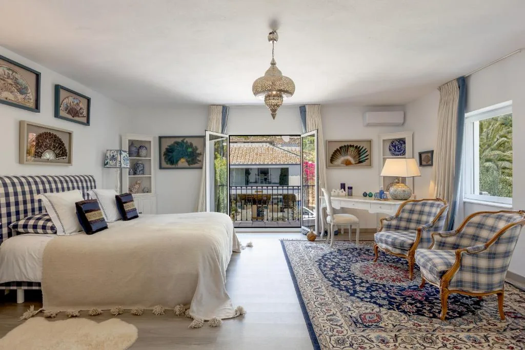 Deluxe Double Room with Balcony — CasaBlu - An Andalusian Boutique Hotel