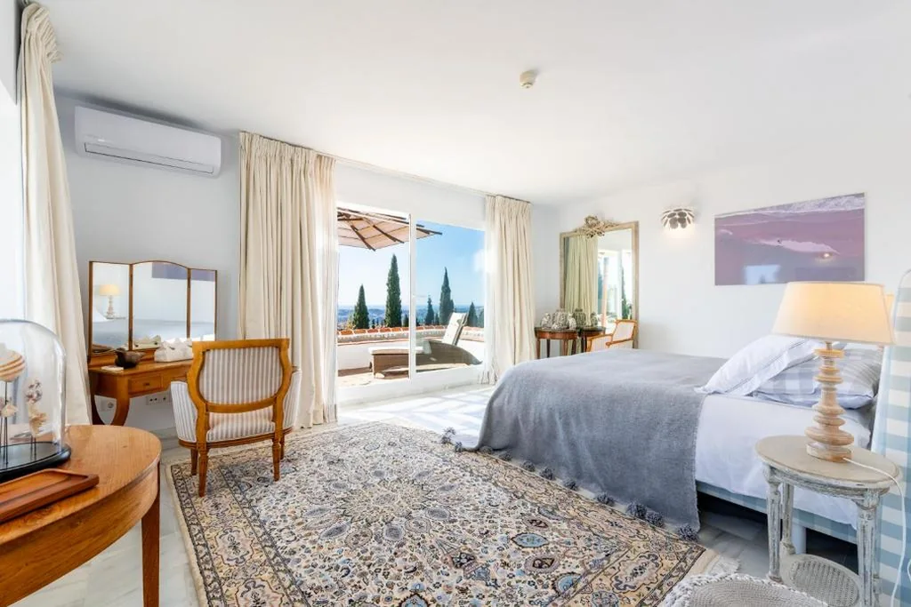 Deluxe Double Room with Sea View — CasaBlu - An Andalusian Boutique Hotel