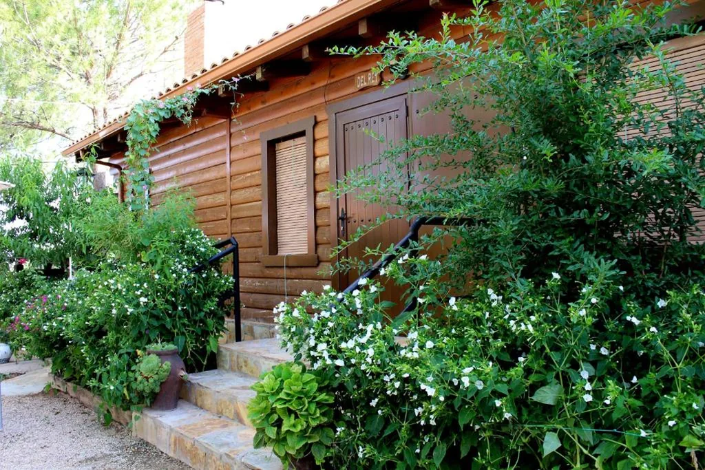 Suite com vista para o jardim — Casas de Madera Los Molinos