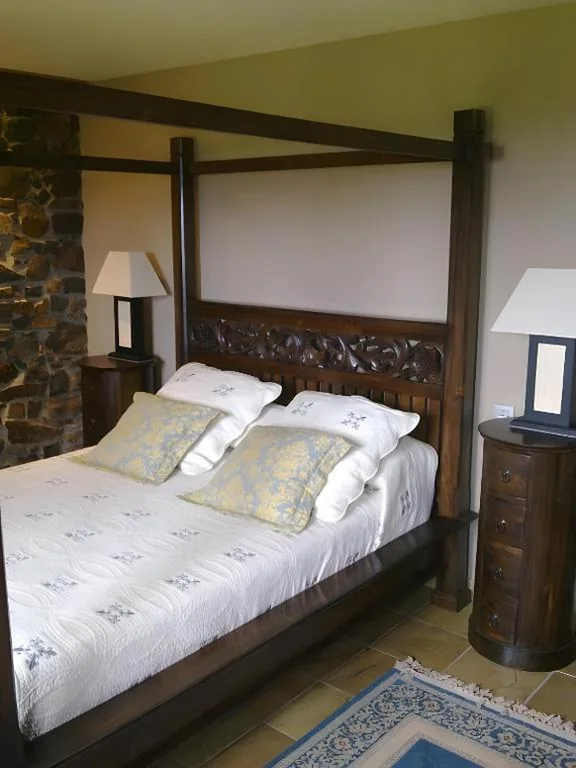 Doppelzimmer mit Gartenblick — Casona Asturiana Los Gamonales