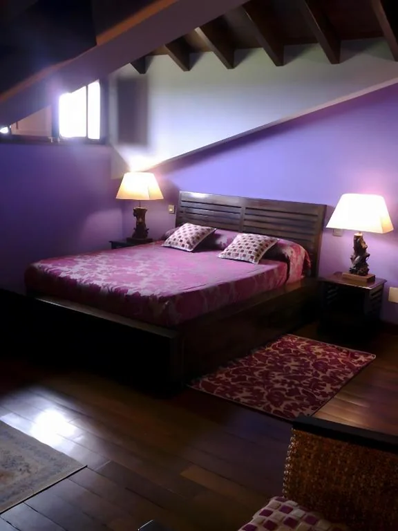 Doppelzimmer mit Gartenblick — Casona Asturiana Los Gamonales
