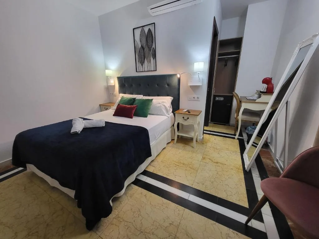 エコノミーダブルルーム（シングルベッド2台・内向き） — Casona de San Andrés Boutique Hotel