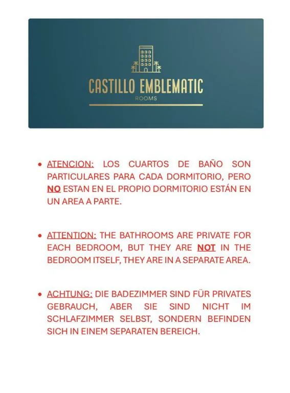 Chambre double — Castillo Emblematic Rooms