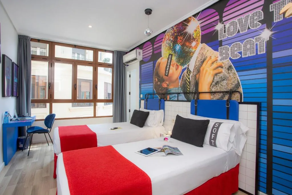 Chambre double avec lits jumeaux — Casual Vintage Valencia by Casual Hoteles