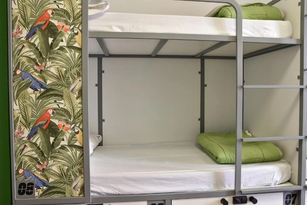 Einzelbett im gemischten Gemeinschaftsschlafsaal (5 Betten) — Cats Hostel Madrid Sol