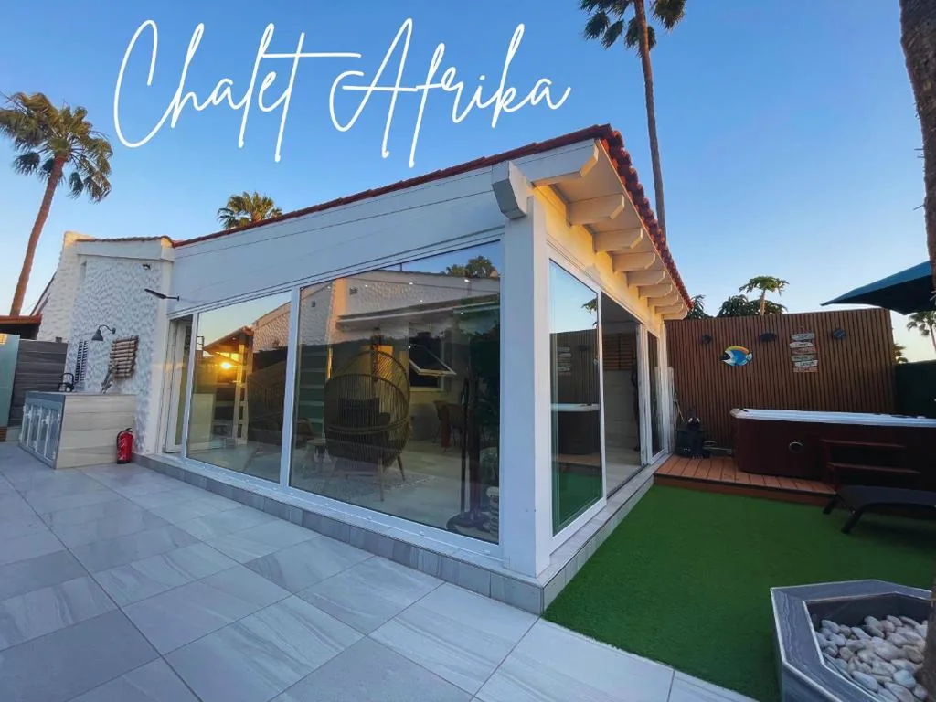 Huis met 2 slaapkamers — Chalet Afrika con Jacuzzi