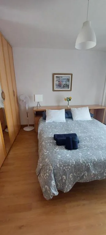Chambre Double Standard avec salle de bains commune et vue sur la mer — Chalet Anagato