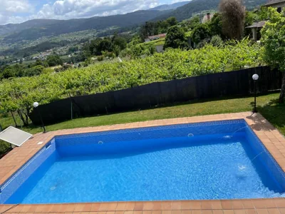 Chalet casa con piscina en ARBO Vigo — Foto 10