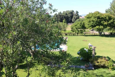 Chalet con piscina — Foto 12