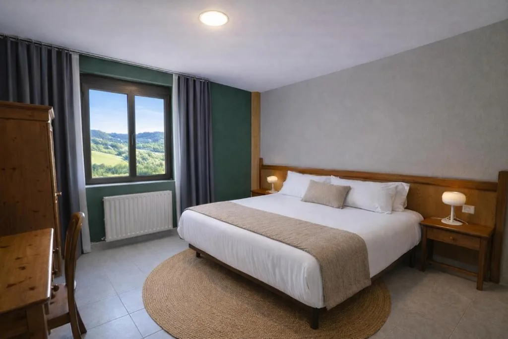 Camera doppia con vista sulle montagne — Coronel Somiedo by Unusual Hotels