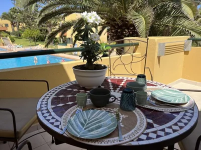 Corralejo Atlantic Garden Andrew apartments Pool air conditioning — 写真 4