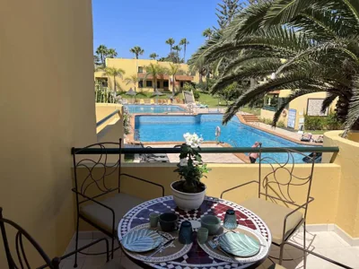 Corralejo Atlantic Garden Andrew apartments Pool air conditioning — 写真 12