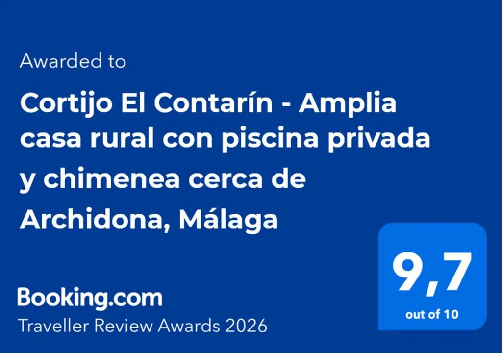 Cortijo El Contarín - Amplia casa rural con piscina privada y chimenea cerca de Archidona, Málaga