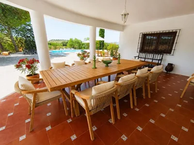 Cortijo El Contarín - Amplia casa rural con piscina privada y chimenea cerca de Archidona, Málaga — 写真 12