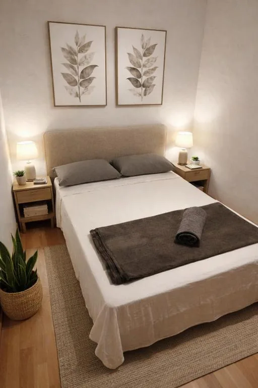 Budget Double Room — Cozy Economy Room In The City Center
