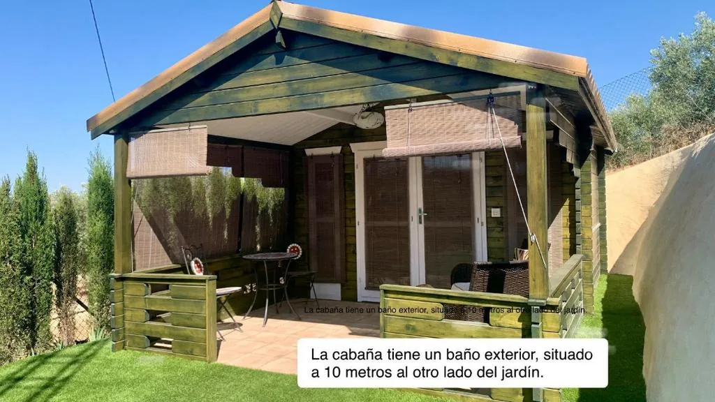 Camera matrimoniale con bagno privato esterno — Cueva Romana, Solo Adultos, Apto para Nudistas