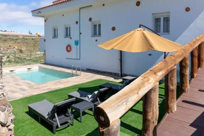 DejaBlue Villa rural con piscina entre mar y montaña — Foto 12