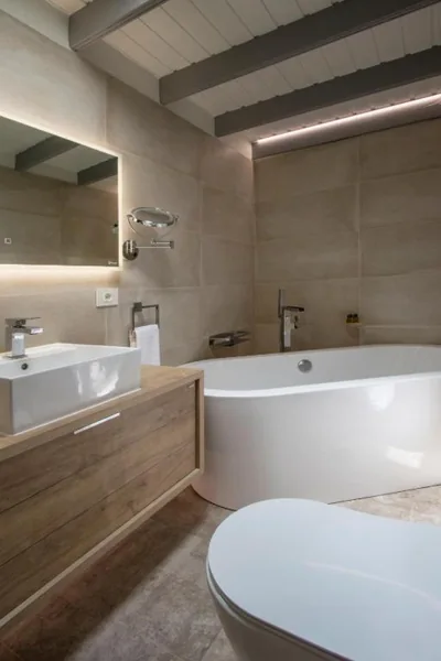 Deluxe designer historic villa Via Lactea, Panoramic sea views, Own private heated pool and subtropical garden — 写真 12