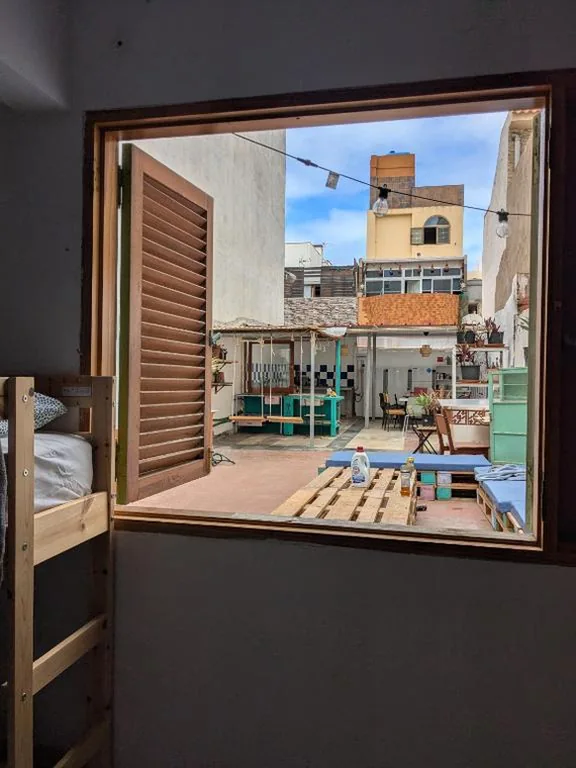 Lit dans dortoir partagé de 4 lits — Doña Rose Surf Hostel