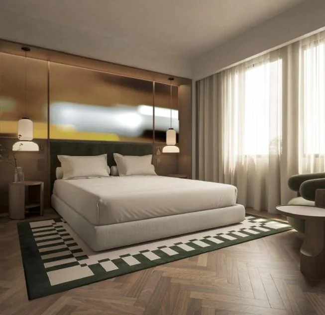 Habitación Superior con terraza - cama extragrande — DoubleTree by Hilton Madrid Principe de Vergara