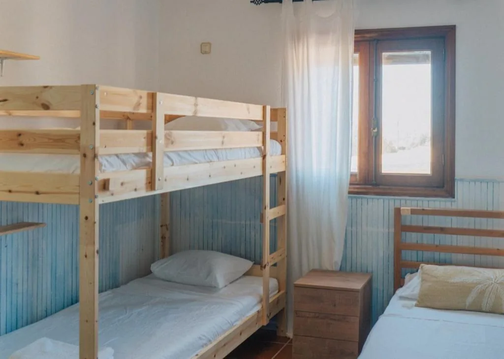 Single Bed in Shared Dormitory Room — Dreamwaves Surf House Lajares Fuerteventura