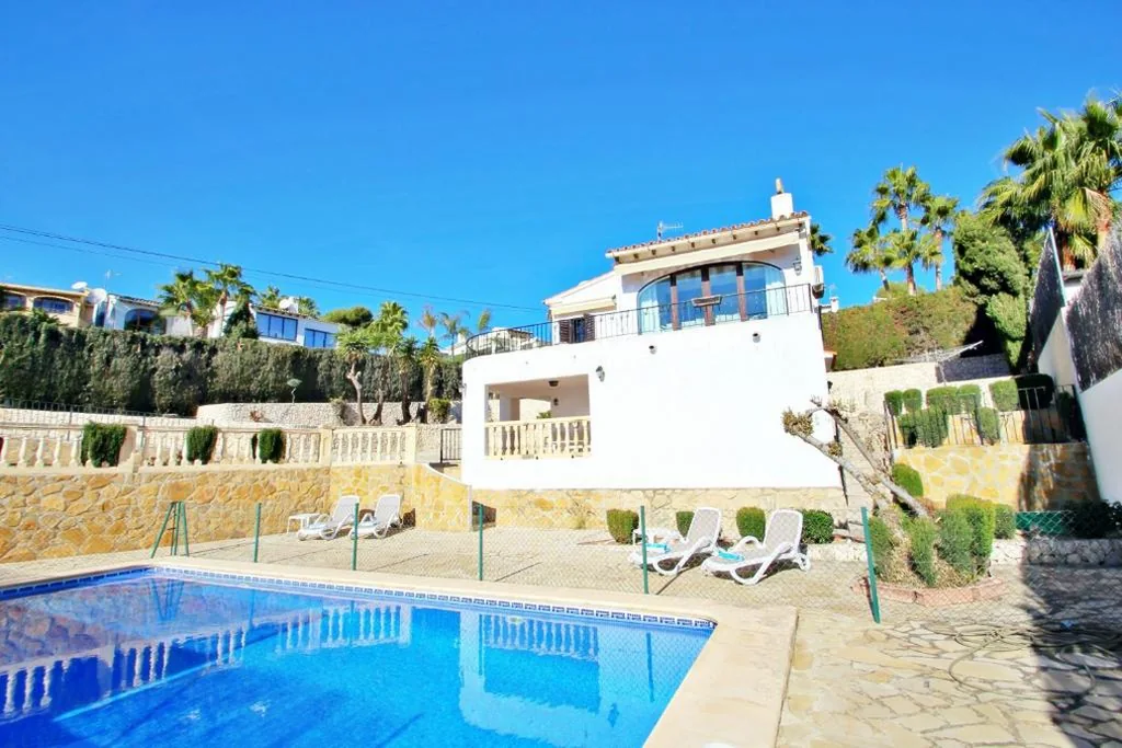 Villa mit privatem Pool — Droomland - sea view villa with private pool in Moraira