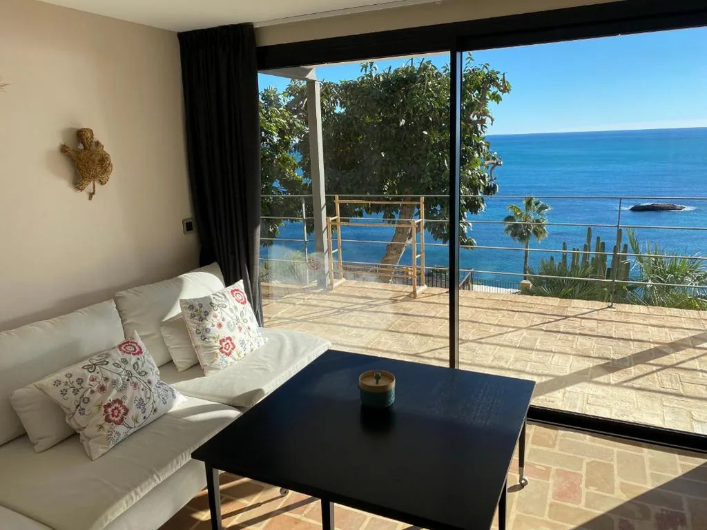 Deluxe-Doppelzimmer mit Balkon und Meerblick — El jardin Botánico Villa LUZ