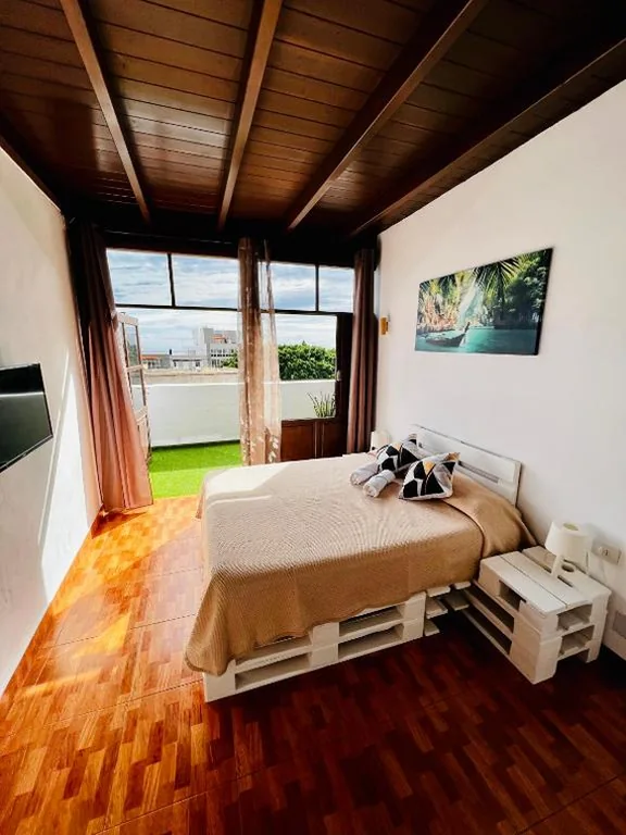 Quarto Duplo Deluxe com varanda e vista mar — El jardin de Iris
