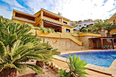 El Portet - beachfront holiday home with private pool in Moraira — Foto 4