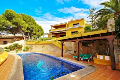 El Portet - beachfront holiday home with private pool in Moraira — Foto 11