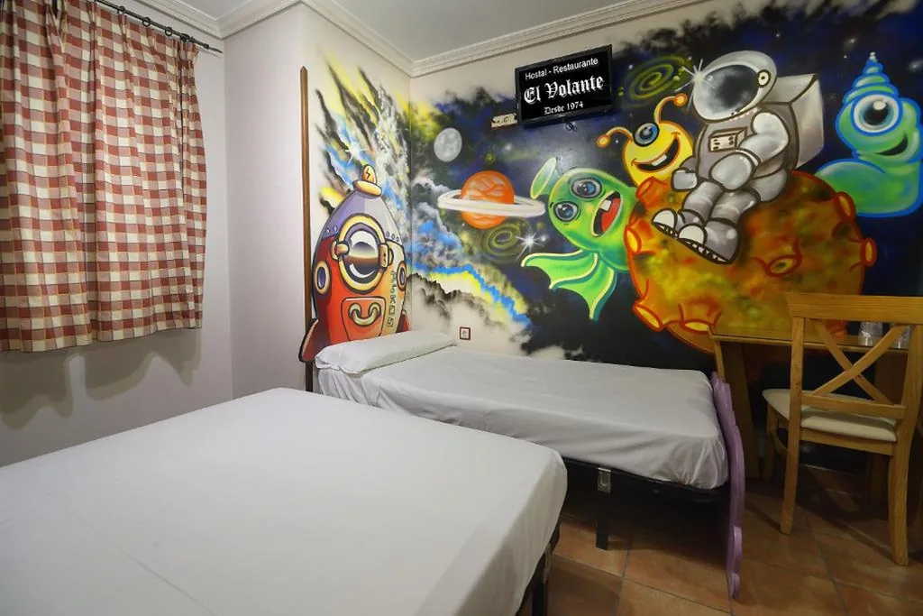 Camera tripla con 1 letto matrimoniale e 1 letto singolo — El Volante