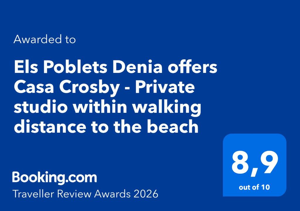 Els Poblets Denia offers Casa Crosby - Private studio within walking distance to the beach