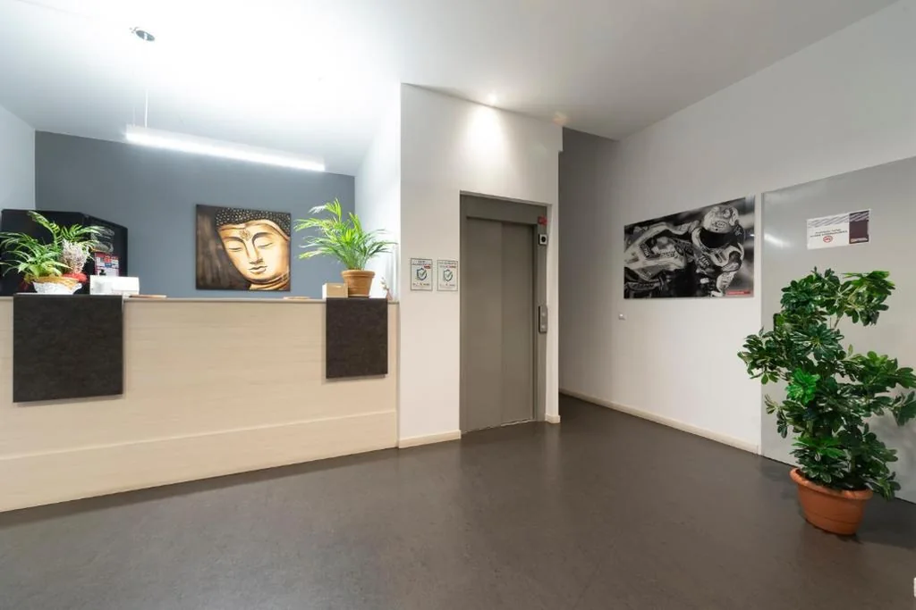 Habitación Doble adaptada para personas con movilidad reducida — Epsilon Alcañiz Hotel