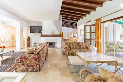 Exclusive villa Las Palmeras Puerto Banus with heated private swimming pool, Marbella, Spain — 照片 6