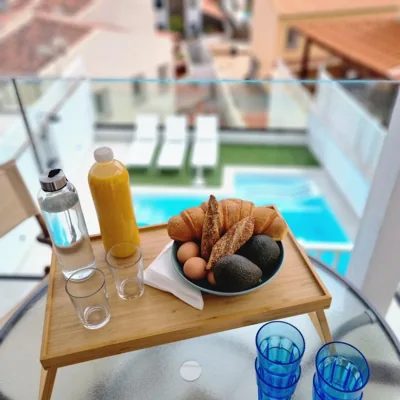 Exclusive villa with heated saltwater pool, roof terrace with beautiful views in Mogán — foto 5