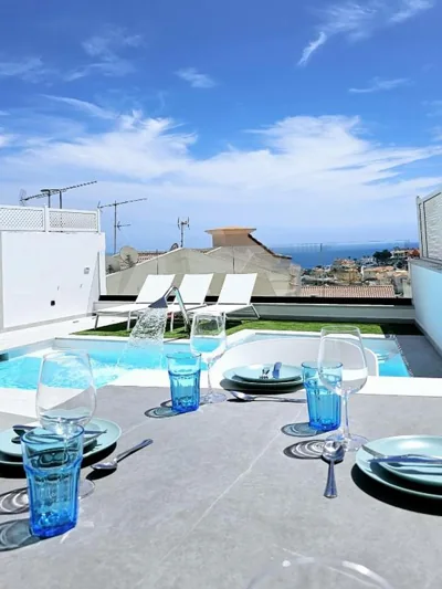 Exclusive villa with heated saltwater pool, roof terrace with beautiful views in Mogán — foto 9