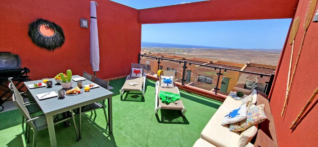 Ferienhaus CASA CALETA - Caleta Fuste - Meerblick - Pool - Glasfaserinternet