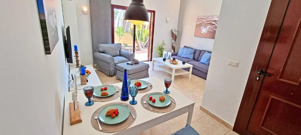 2ベッドルームの家 — Ferienhaus CASA MAJA Costa Calma Meerblick Garten