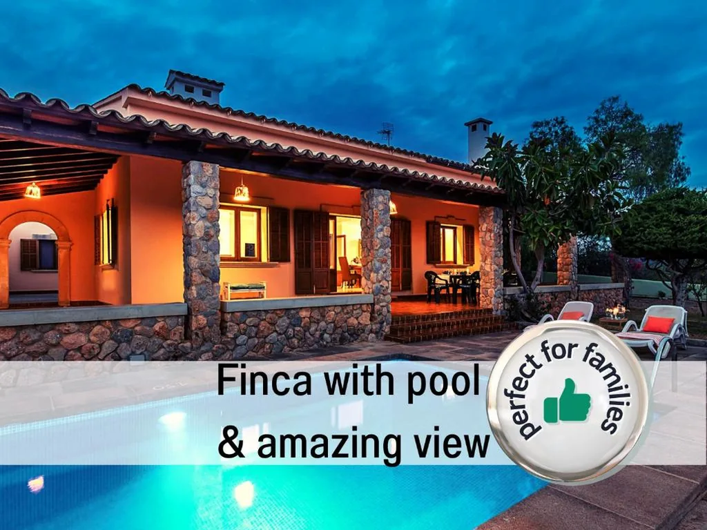 Villa — Finca Feliz mit Meerblick, Pool, W-lan & Parkplatz