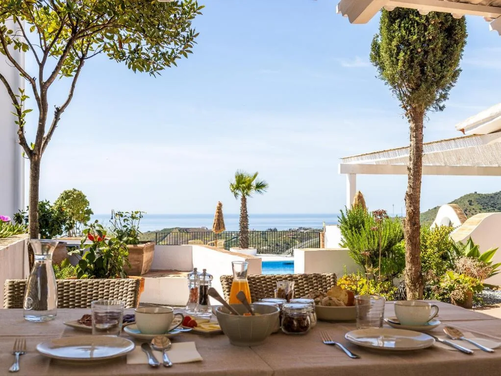 Tweepersoonskamer met uitzicht op zee — Finca Sol y Cielo