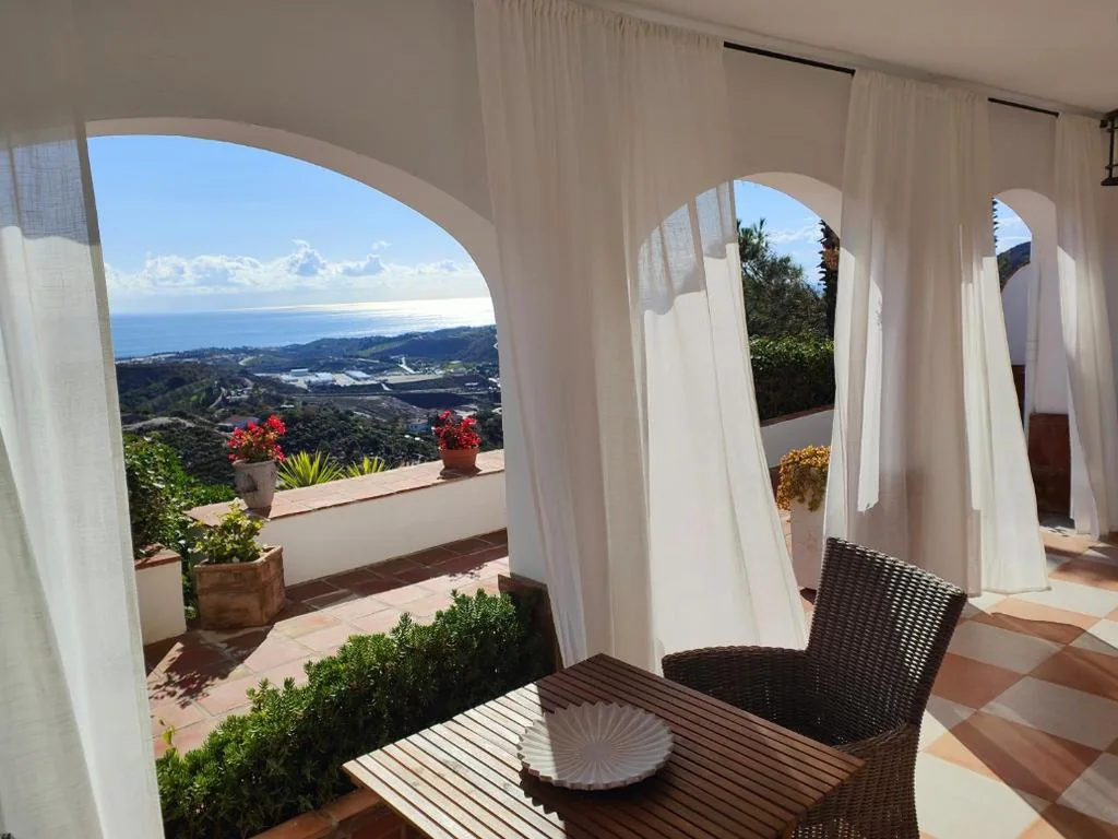 Deluxe Tweepersoonskamer met balkon en uitzicht op zee — Finca Sol y Cielo