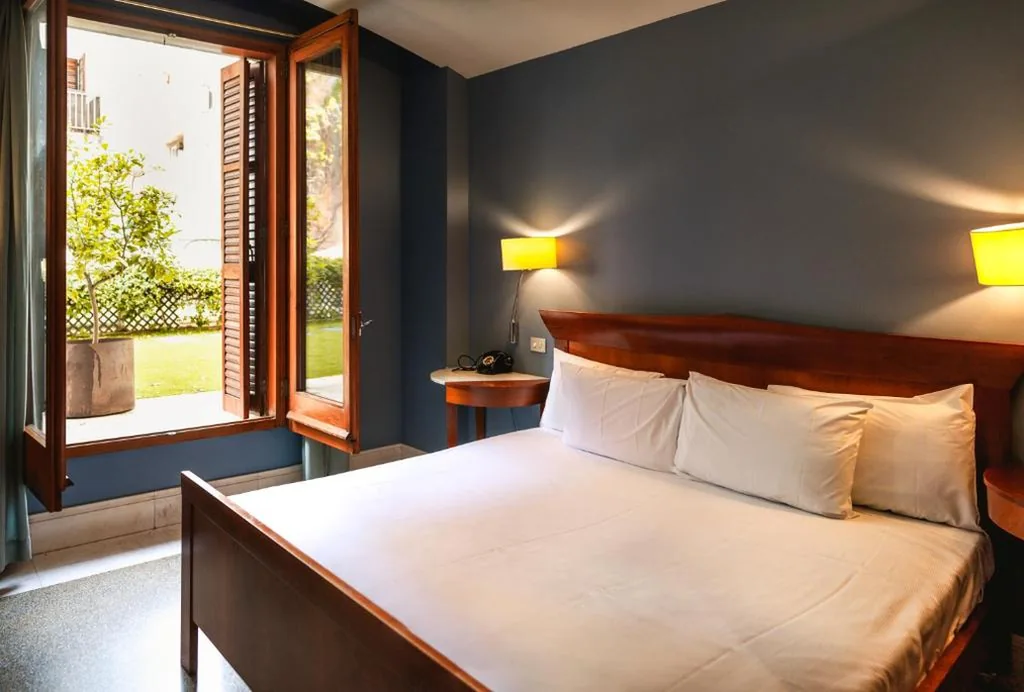 Chambre double avec terrasse — Fonda Hotel 1771